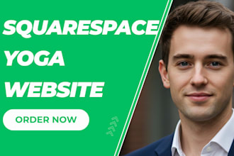 design a professional squarespace yoga and meditation instructor website