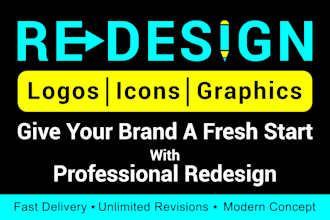 design edit redesign revamp or modernize your current logo