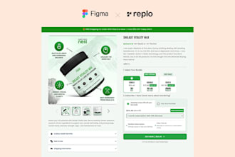 build shopify pages using replo from your figma designs