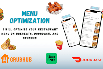 optimize fix your restaurant menu on ubereats, doordash, and grubhub