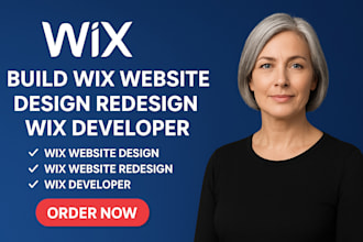 build wix website design redesign wix developer create wix business website fast