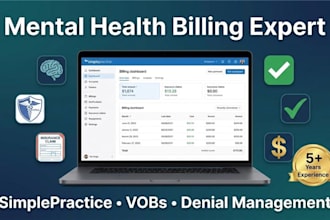 do mental health billing, simplepractice billing and vob verification