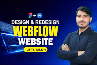 design, redesign a webflow website, figma to webflow, customize webflow template