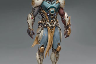 create scifi, fantasy, superhero character design