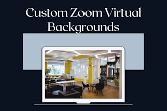 design professional zoom virtual office backgrounds