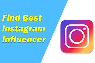 find best instagram influencers research, influencers data entry