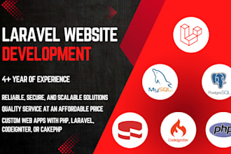 architect custom CRM, erp, or saas web applications with laravel
