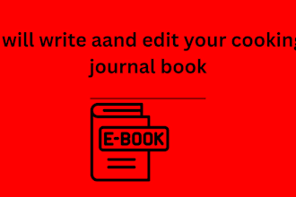 writes and edit your cooking book for you