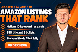 do amazon listing optimization, SEO product listing, keyword and PPC research