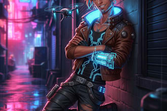 create stunning ai character designs and illustrations for your project