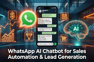 create whatsapp ai chatbot for sales automation and lead generation