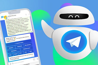 build custom telegram automated bot automation bot telegram scrapper ai chatbot