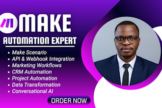 be your make com automation expert make com API made com scenario