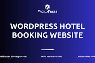 create a wordpress professional hotel booking website