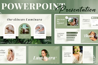design premium powerpoint pitch deck presentation