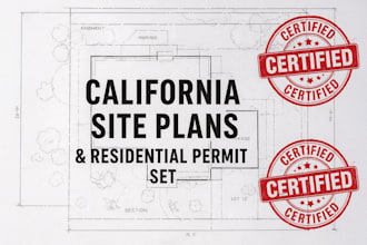 create site plans and architectural layoutfor permit approval