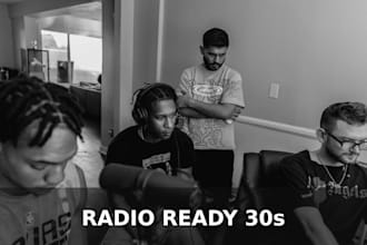 produce and mix a radio ready audio ad or commercial