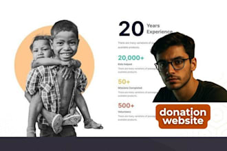 create donation website charity site nonprofit website fundraising website ngo