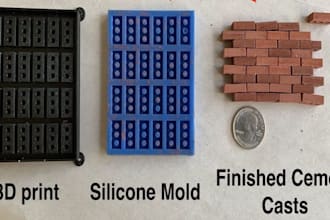 create 3d silicone mold for casting injection mold print ready stl with cad