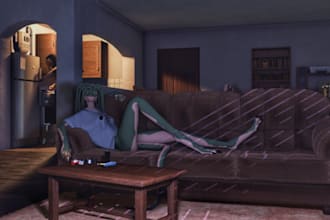 make custom 3d furry models