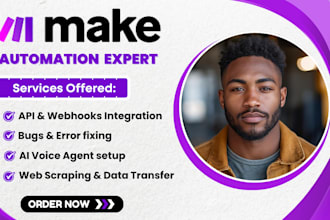 do make com automation made com make com scenario API integrations