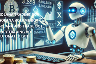 build solana trading bot crypto arbitrage bot, solana volume bot copy trading