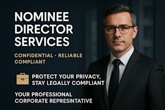 be your professional nominee director to ensure business compliance