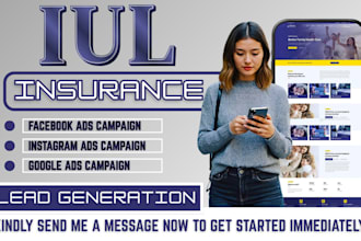 iul insurance leads iul facebook ads iul insurance google ads insurance video ad