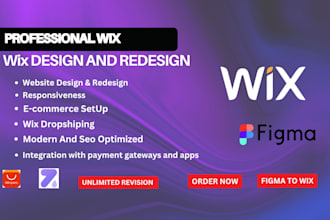 design wix website, responsive wix website, wix website redesign, make website