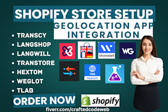 setup shopify geolocation transcy langshop langwill transtore hextom weglot tlab