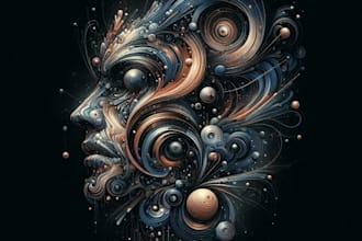 create an abstract painting art or abstract art
