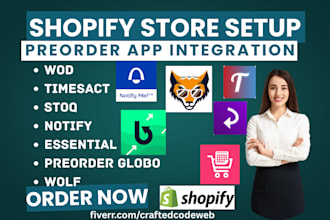 setup shopify preorder wod timesact stoq notify essential preorder globo wolf