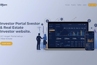 private equity venture capital real estate investment firm website design expert