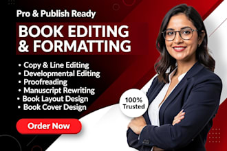 kdp book editing, formatting for publishing, book proofreading, book editor