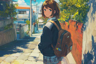 draw anime and manga character illustration