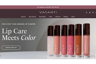 lipstick shopify store lipgloss beauty cosmetic matte store dropshipping store