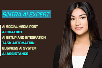 sintra ai assistant for business automation social media marketing automation
