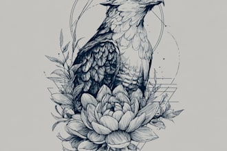 create a unique and custom tattoo design