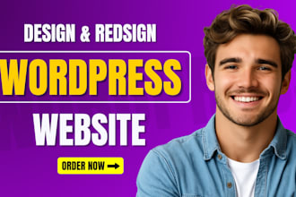 build repair business website with wordpress elementor pro
