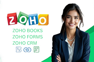 setup zoho CRM zoho books zoho forms zoho sites zoho desk zoho commerce