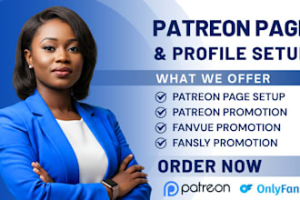 manage and setup your fansly, onlyfans and patreon pages
