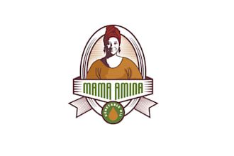 design african vegetable oil brand logo
