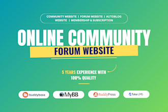 build forum community website buddypress forumwp bbpress wpforo peepso circle so