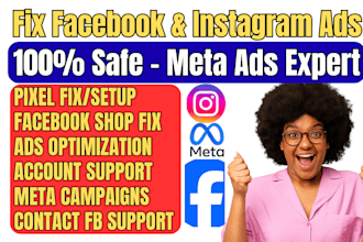 fix facebook pixel and instagram meta ads campaign contact face book support