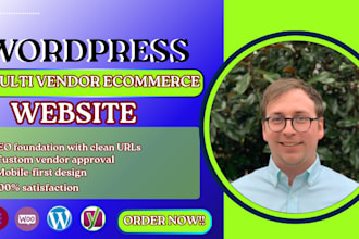 build a multi vendor ecommerce website using woo commerce or magento