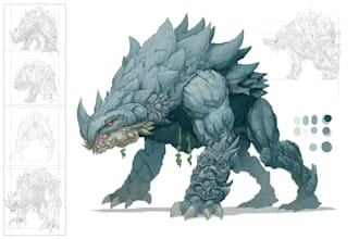 illustrate fantasy art creatures and characters