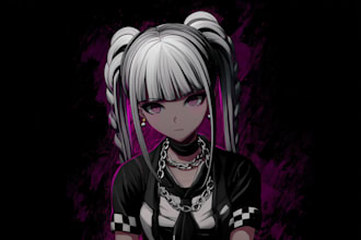 design custom danganronpa style character