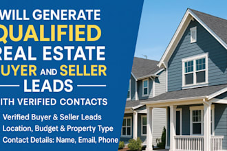 generate qualified real estate leads in USA, canada, or UK
