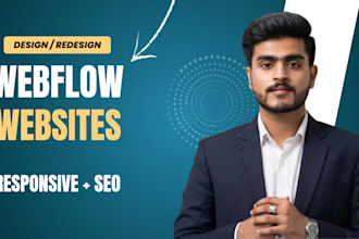 design a modern and luxury webflow website