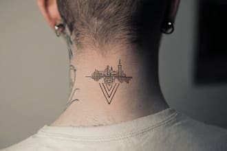 make professional minimalist tattoo design